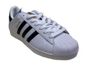 Adidas Superstar Leather белые с черным