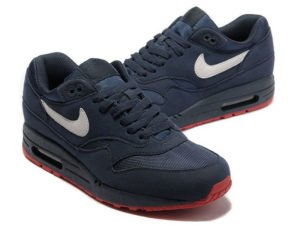 Кроссовки Nike Air Max 87 темно-синие мужские - фото спереди