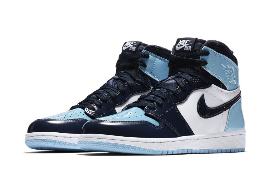 Nike Air Jordan 1 Blue Chill сине-бело 