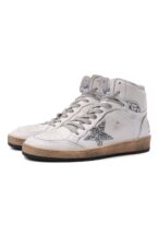 Зимние Golden Goose Sky Star с мехом белые кожаные женские (35-39)